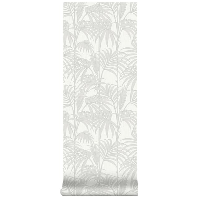 MacDonald - Honolulu Palm - Glitzer - Weiß - Vliestapete - 10m x 52cm - Julien
