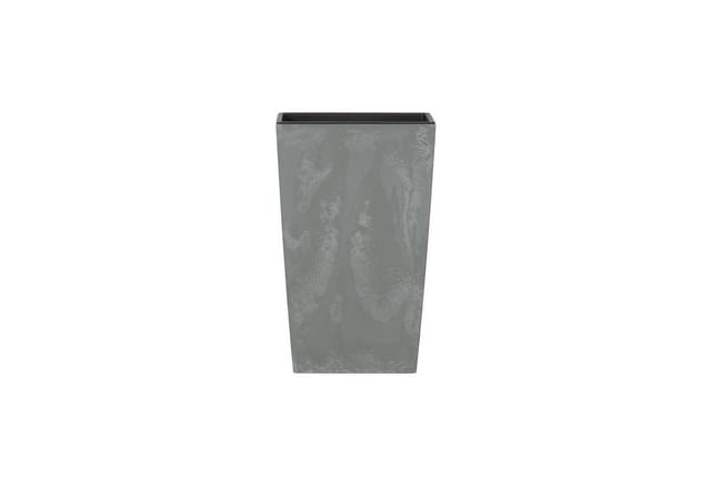 Deuba Blumentopf Betonoptik Inkl. Einlegeboden Indoor Outdoor Blumenkasten Pflanzkübel Anthrazit/Grau 26L/49L/91L Grau, 26 Liter