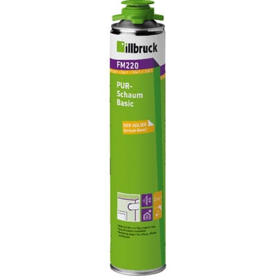 FP - 1K-PUR-Schaum FM220 500 ml B2 gelb m.Einw.-Handsch.Dose