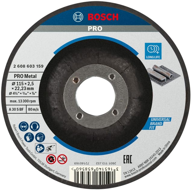 Pro Metal Trennscheibe 115 x 2,5 x 22,23 mm - 2608603159 - Bosch