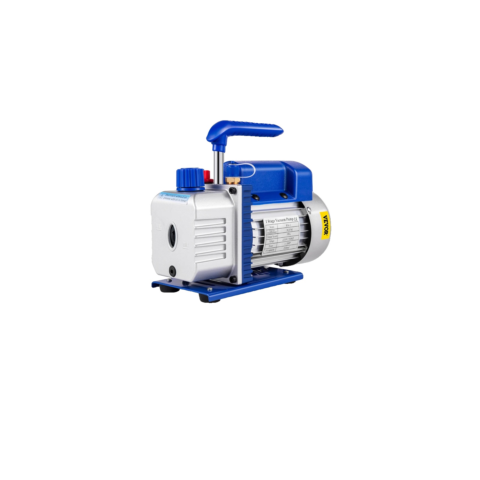 Vakuumpumpe, 1/3 Ps Motor, Kompakte Bauweise, 3 Cfm, 1-4 Ps