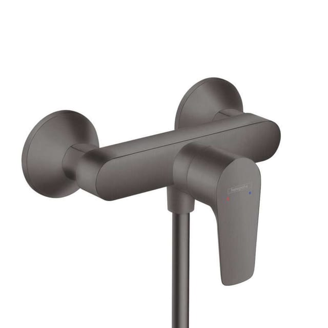 Talis e - Duscharmatur, schwarz chrom gebürstet 71760340 - Hansgrohe