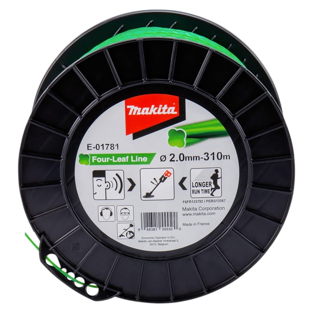 Mähfaden Four Leaf 2,0 mm x 310 m, E-01781 - Makita