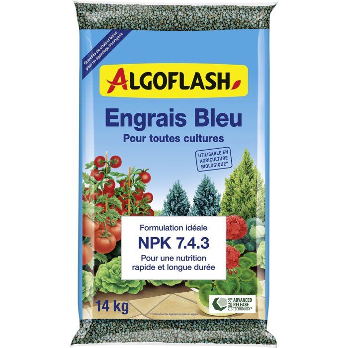 Dünger - Algoflash - Universell Blau - 14 Kg - Uab