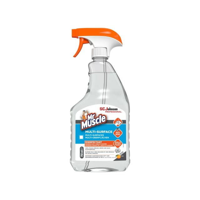 Allzweckreiniger Multi Oberflächen Zitrus antibakteriell 10,5 Sprühflasche Kunststoff 0,75l