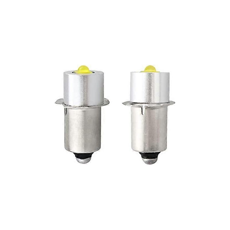 Hochleistungs-led-lampe Seite 13.5s, Ersatz-taschenlampe, Dc 3v 6v 12v, 3w 230lm, 2 Stück (p13.5s, Warmweiß)