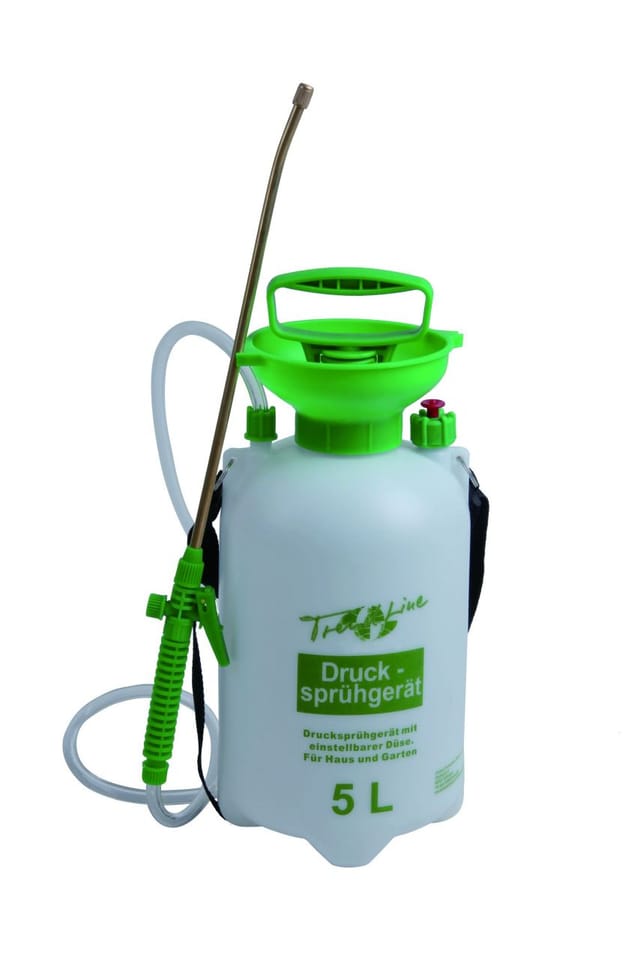 Trendline - Drucksprüher 5l Pflanzensprüher Gartenspritze Unkraut Pumpsprüher