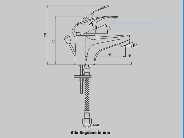 Trendline - Waschtischarmatur Atlanta chrom Waschbeckenarmatur Badarmatur