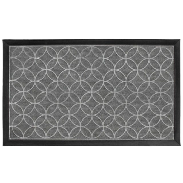 Douceur D'intérieur - Fußmatte aus Gummi feuilles, 45 x 75 cm