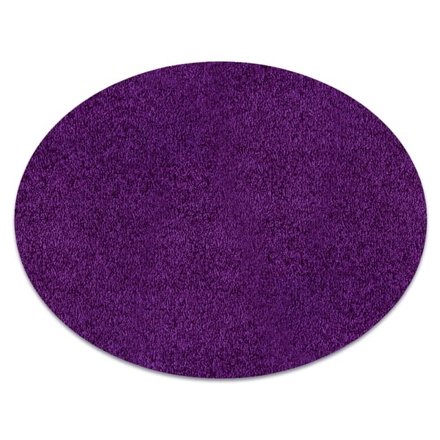 Teppich rund ETON violett purple rund 100 cm