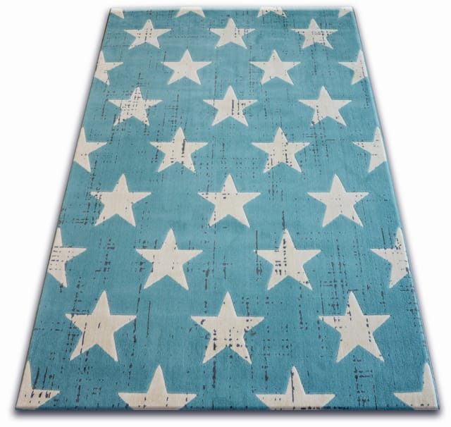 Teppich scandi 18209/031 - Stern blue 120x170 cm