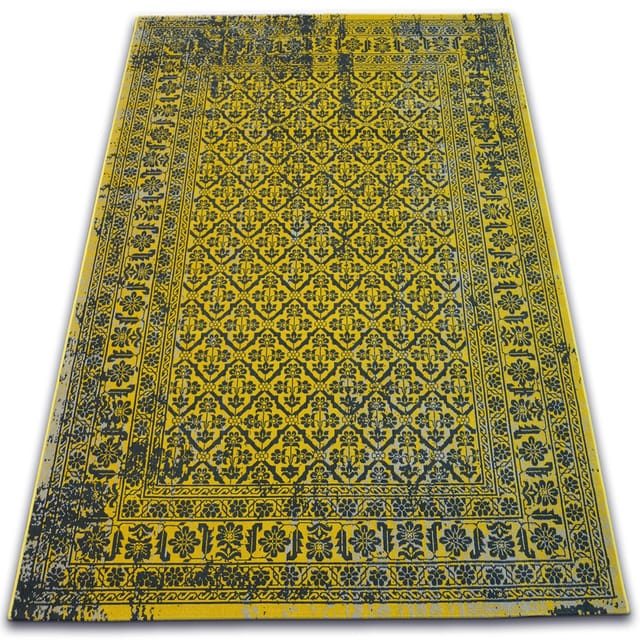 Teppich vintage Blumen 22209/025 gelb yellow 200x290 cm
