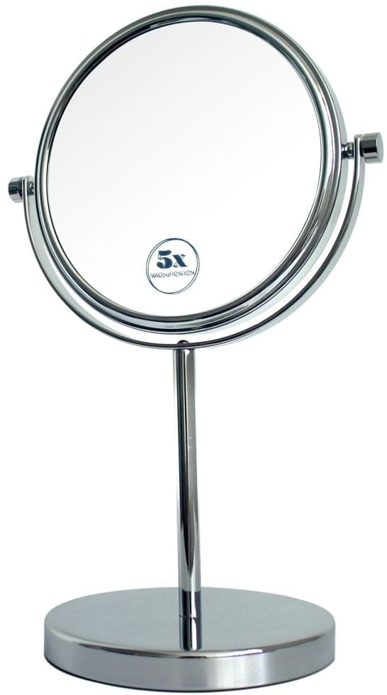 Primaster - TrendLine Kosmetikspiegel mit 5-facher Vergrößerung Stand-Kosmetikspiegel 34 cm