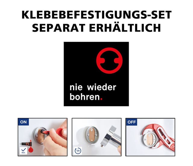 Primaster - Teleskop Handtuchstange Classic Cube ohne Bohren Handtuchhalter