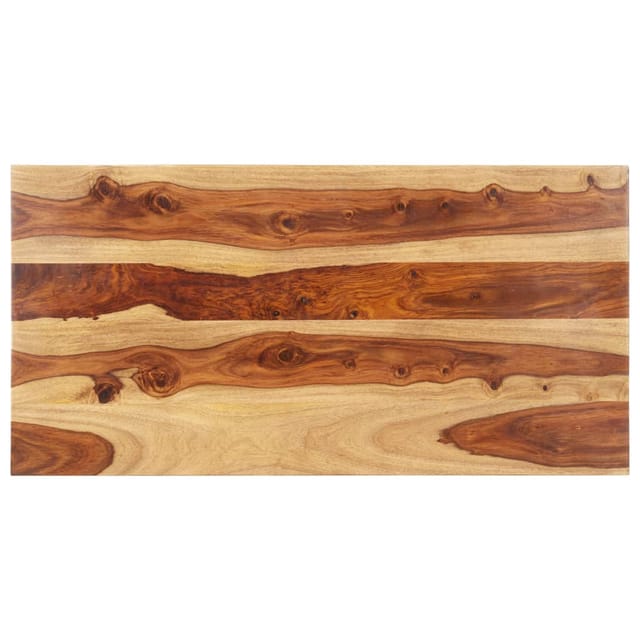Tischplatte Massivholz Palisander 25-27 mm 60×100 cm Vidaxl