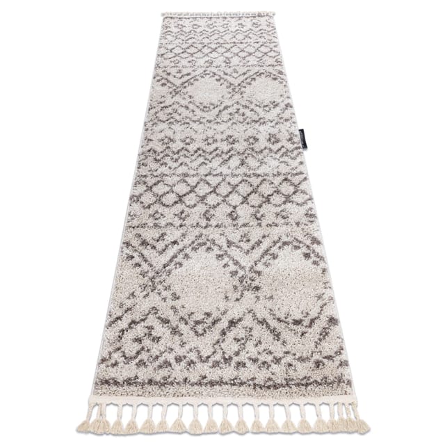 Rugsx - Teppich, Läufer berber rabat sahne - in die Küche, Halle, Korridor beige 60x300 cm