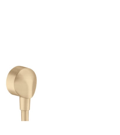 hansgrohe FixFit Wandanschluss E Bronze gebürstet ohne Rückflussverhinderer DN 15