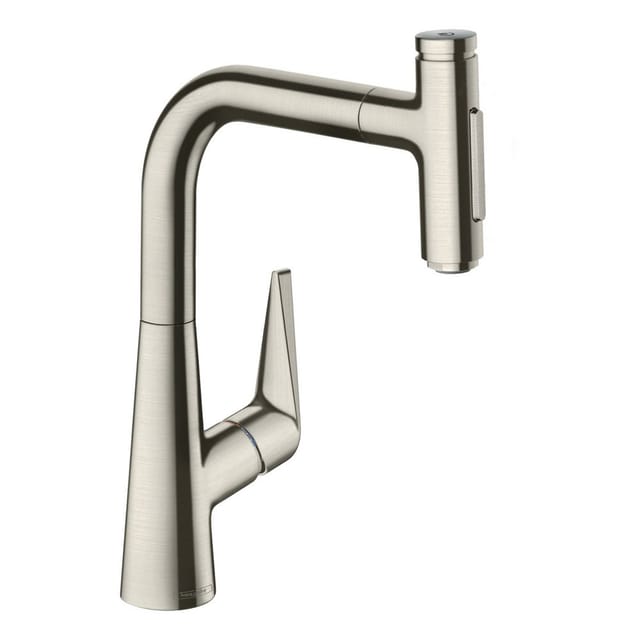 Talis Select M51 - Spültischarmatur Talis Select, mit ausziehbarer Brause, Edelstahl 72824800 - Hansgrohe