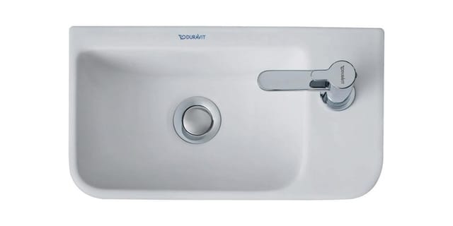 Duravit - Me By Starck Handwaschbecken, Hahnloch Rechts, Ohne