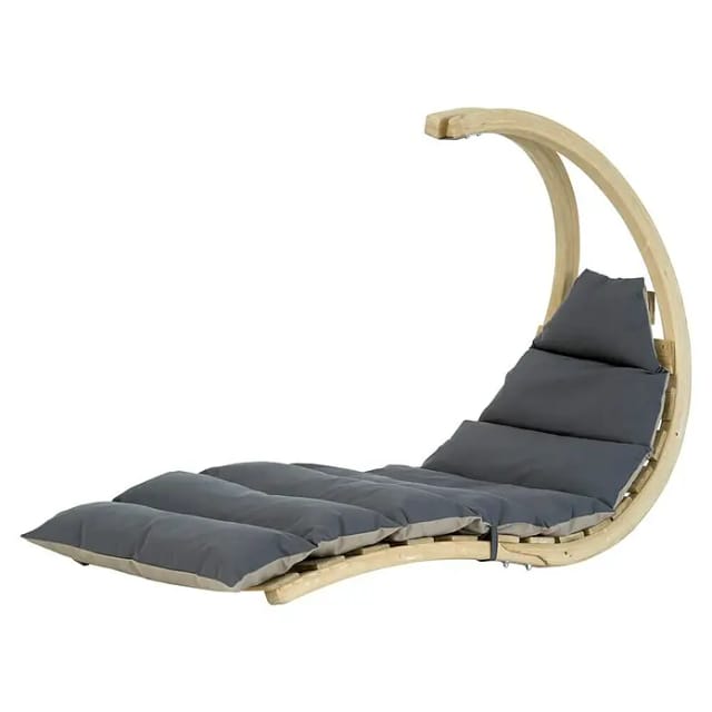 Amazonas - Schwebeliege Swing Lounger Anthracite inkl. Sitzkissen und Spiralfeder