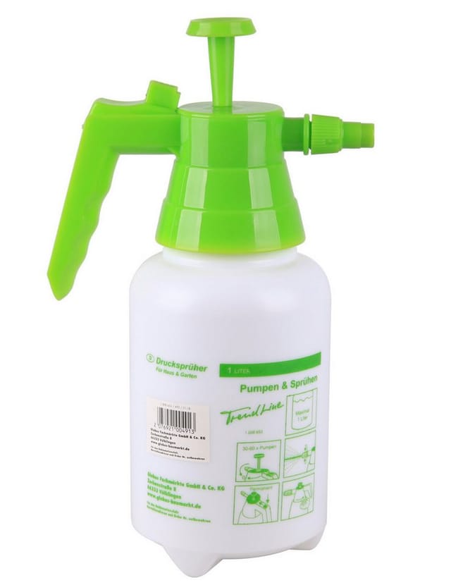 TrendLine Drucksprüher 1 Liter Pflanzensprüher Pumpsprüher Unkraut Giftspritze