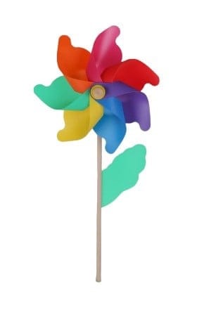 Trendline - Windrad Bunt ø 30 cm Windspiel Standhöhe: ca. 74 cm Windspirale