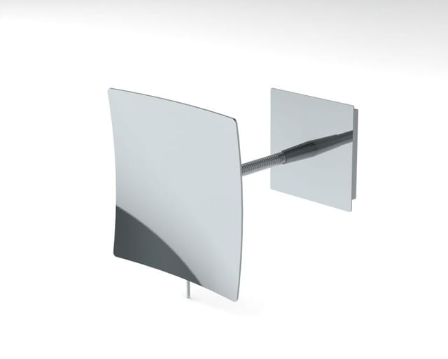 Primaster - Wand-Kosmetikspiegel 5-fach eckig Schminkspiegel Kosmetikspiegel
