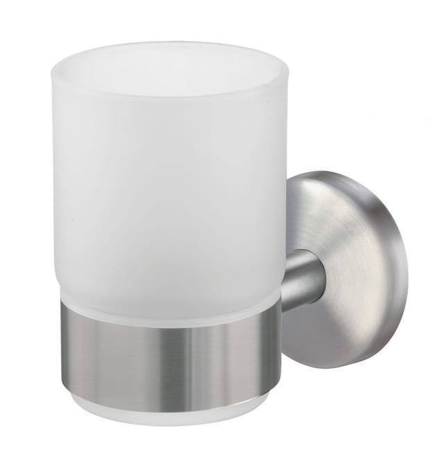 Trendline - Zahnbürstenbecherhalter Simple Round Zahnputzbecher Badbecher Becher