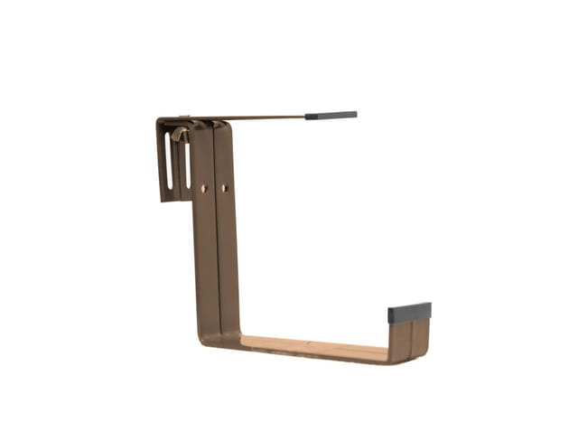 Trendline - Blumenkastenhalter 1-fach verstellbar Balkonkastenhalterung Braun