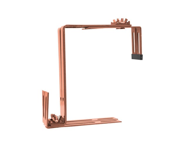 Trendline - Blumenkastenhalter 2-fach verstellbar Balkonkastenhalter Terracotta