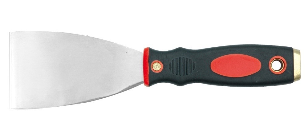 Vorel - Malerspachtel Fassadenspachtel Edelstahl Flächenspachtel Füllspachtel 2K-Griff antihaft beschichtet +40mm