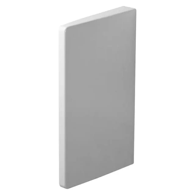 Urinal Trennwand Starck 3 aus Keramik 400x80x705mm, Weiß, mit Befestigungsmaterial - Duravit