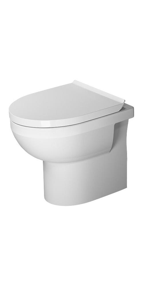 No.1 Stand wc 480x370x400mm, Weiß Hochglanz, 4,5l, Tiefspüler, rimless, waagerecht, Position Hinten - Duravit
