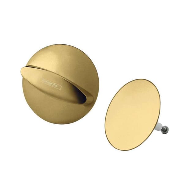 Hansgrohe - Flexaplus - Fertigset Ablauf- und Überlaufgarnitur, Gold poliert 58185990