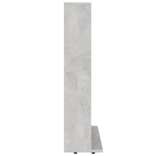 Vidaxl - CD-Regal Betongrau 100x23x89,5 cm Holzwerkstoff