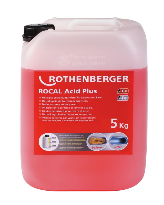 Rocal Acid Plus Cu & fe, 5kg - 61105 - Rothenberger