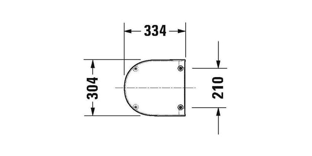 Me by Starck Urinaldeckel für Urinal 281230, 0024093200 - Duravit