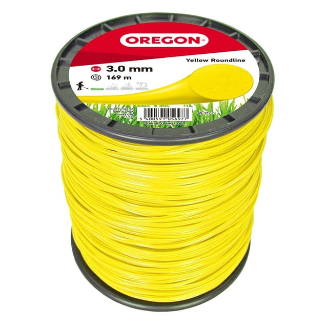 Oregon Gelber Freischneidefaden Yellow Roundline 3,0 mm Durchmesser 169 m Länge