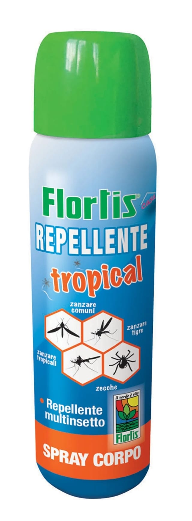 Flortis Tropical Antizanzare Spray 100 ml – wirksam gegen Mücken und Zecken