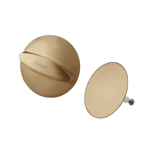 Hansgrohe - Flexaplus - Fertigset Ablauf- und Überlaufgarnitur, Bronze gebürstet 58185140