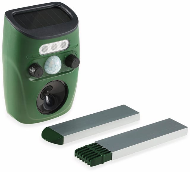 Chilitec - Ultraschall-Tierscheuche uts Solar Pro, mit Bewegungsmelder