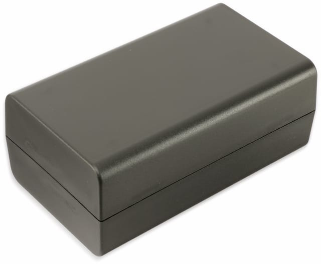 Kunststoffgehäuse, Typ 2525 sw, 124 x 71 x 50 mm - Strapubox