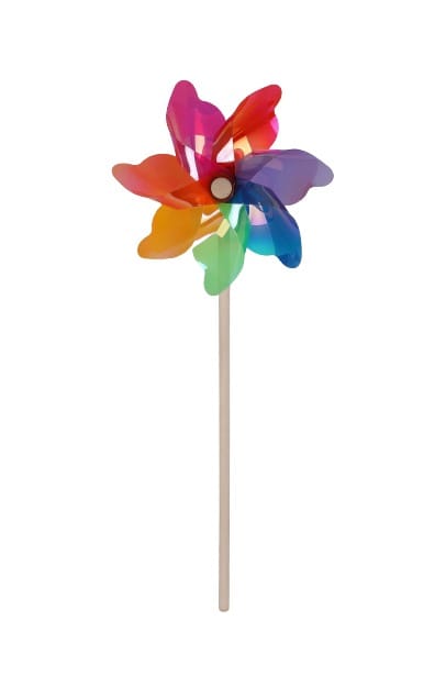 Windrad bunt ø ca.16 cm Standhöhe: ca. 48 cm Windspiel Windspirale - Trendline