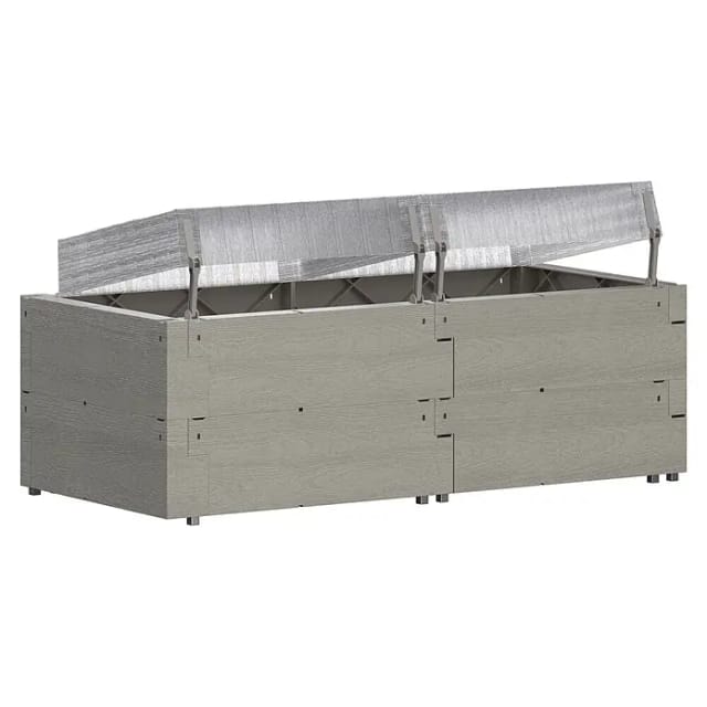 Juwel - Hochbeet Timber + zwei Thermohauben 130 x 60 x 52 cm Blumenkasten