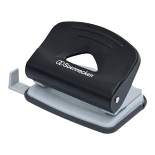 Locher 8cm 15 Bl. (80 g/m²) mit Anschlagschiene schwarz