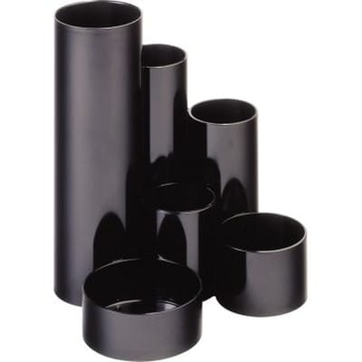 Stifteköcher tubo 15 x 12,5 cm (D. x H) Polystyrol schwarz