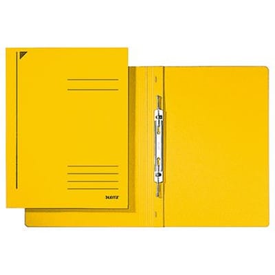 Leitz - Spiralhefter din A4 430g/m² mit Beschriftungsfeld Pendareckarton recycelt gelb