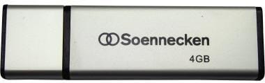 USB-Stick usb 2.0 4Gbyte schwarz/silber usb 2.0 4Gbyte schwarz/silber