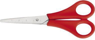 Bastelschere Kids 130mm Stahl rot Kids 130mm Stahl rot