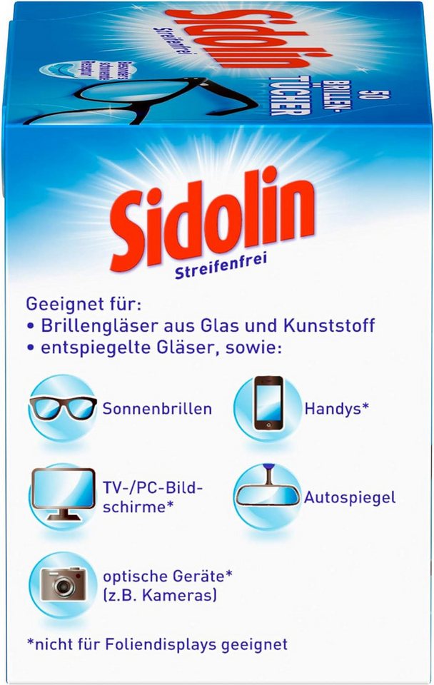 Brillenputztuch 100 % Vlies getränkt weiß 50 St./Pack. Bild 4